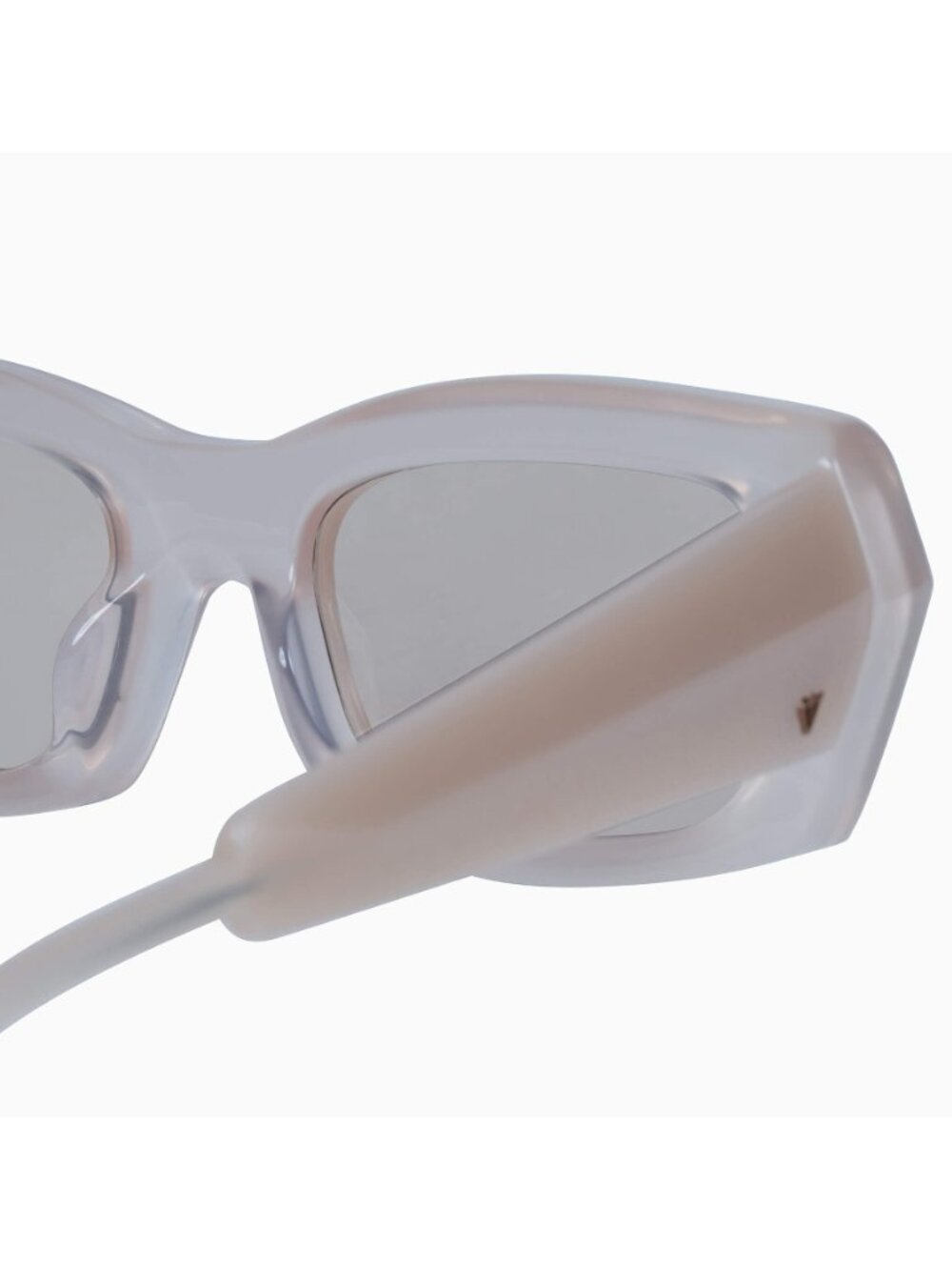 New Valley Eyewear Women's Sunglasses Orange Square Brown Lens Acetate Frame - Picture 4 of 6